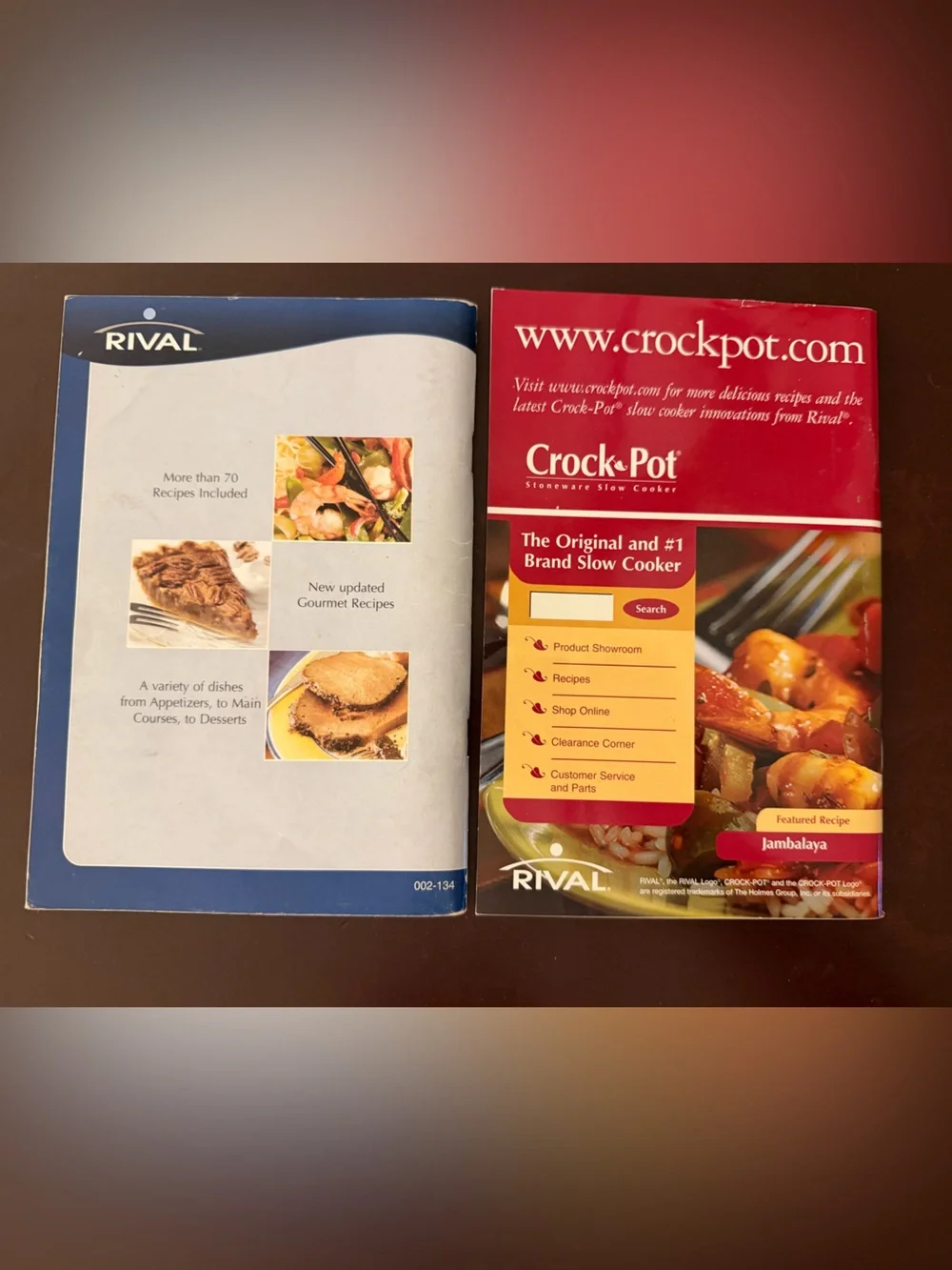 Vintage Rival Crock Pot Cookbooks Lot of 2 – Walmart Edition & Classic Recipes